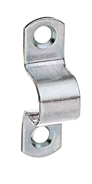 Guida asta, con fori per viti incassate, Materiale: acciaio grezzo, superficie: galvanizzata, passivata a strato spesso, con fori per viti incassate, Lunghezza netta: 9 mm, altezza netta: 12 mm, lunghezza totale: 37 mm, larghezza totale: 10 mm, Numero di fori: 2, Foro: Ø3,8 mm, CutCase