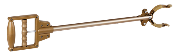 Gripping aid, Material: handle: aluminium, pliers and grip: plastic, colour: bronze, Length: 650 mm