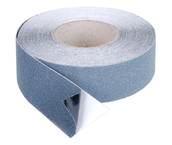 Anti-Rutsch-Streifen, selbstklebend, auf Rolle, Material: Kunststoff, Farbe: anthrazit, Länge: 18 m, Breite: 50 mm