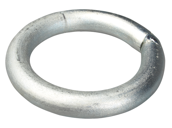 Anello di fissaggio, Materiale: acciaio grezzo, superficie: zincata blu, Ø esterno: 65 mm, 45 mm, Spessore del materiale: 9,00 mm