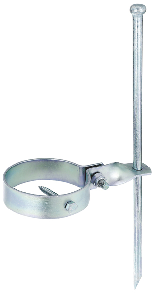 Crochet balançoire pour fixation dans le sol, Matériau: Acier brut, Finition: galvanisée passivée, pièces liées par un serre-câble, Contenu par UV: 1 Pièce, Longueur: 390 mm, 100 mm, 12 mm, ø vis: 8 mm, Longueur de vis: 60 mm, Emballé SB