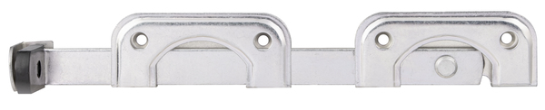 Double gate hasp, especially for narrow frame timbers