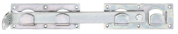 Double gate hasp