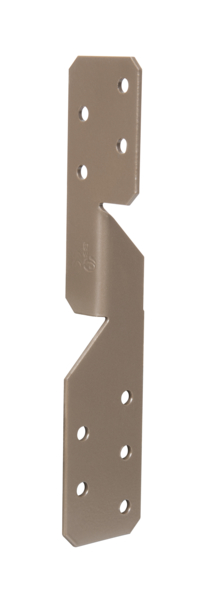 DURAVIS® Escuadra asimétrica, utilizable de modo universal, Material: Acero, Superficie: doble recubrimiento beige perla RAL 1035, con distintivo CE conforme a ETA-14/0105, Anchura: 33 mm, Profundidad: 33 mm, Altura: 170 mm, Autorización: Idoneidad técnica europea ETA-14/0105, Espesura del material: 2,00 mm, Número de agujeros: 9, Perforación: Ø5 mm, 20 años de garantía contra la corrosión