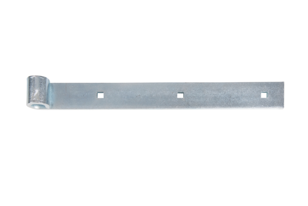 Pernio recto, con extremidad recta, Material: Acero crudo, Superficie: galvanizado, Longitud: 300 mm, Ø del rodillo: 14 mm, Anchura: 35 mm, Espesura del material: 5,00 mm, Número de agujeros: 3, Perforación: 7,5 x 7,5 mm