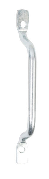 Maneta de pórtico, con agujeros para atornillar avellanados, Material: Acero crudo, Superficie: galvanizado, Longitud: 159 mm, Anchura: 13 mm, Número de agujeros: 2, Perforación: Ø6,5 mm, Artículo Francia