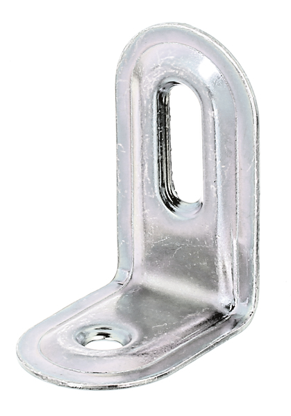 Escuadra regulable empotrada, con agujeros para atornillar avellanados, Material: Acero crudo, Superficie: galvanizados, pasivado con capa gruesa, Profundidad: 28 mm, Altura: 40 mm, Anchura: 22 mm, Espesura del material: 1,00 mm, Número de agujeros: 1 / 1, Perforación: 4,5 x 16 / Ø4,5 mm, CutCase