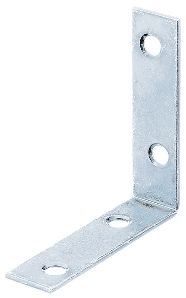 Escuadra de silla, con agujeros de atornillar avellanados en ambos lados, Material: Acero crudo, Superficie: acero galvanizado Sendzimir, Contenido por U.P.: 8 Pieza, Profundidad: 60 mm, Altura: 60 mm, Anchura: 16 mm, Espesura del material: 1,75 mm, Número de agujeros: 4, Perforación: Ø5,5 mm, en paquete grande