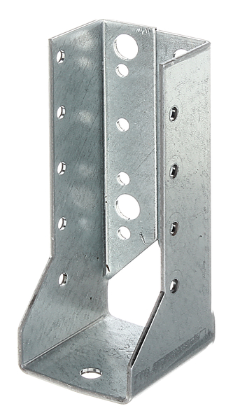 Joist hanger Type B, Material: raw steel, Surface: sendzimir galvanised, with CE marking in accordance with ETA-08/0171, Clear width: 60 mm, Height: 100 mm, Approval: Europ.techn.app. ETA-08/0171, Material thickness: 2.00 mm, No. of holes: 4 / 17, Hole: Ø9 / Ø5 mm, Specialised trade container