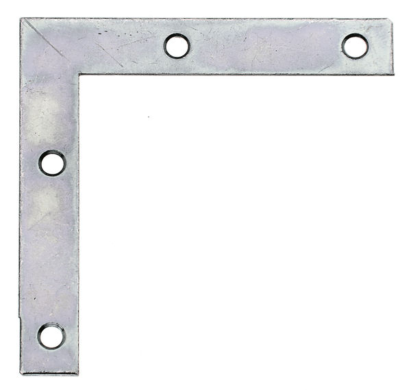 Équerre de meuble, avec trous de vis fraisés, Matériau: Acier brut, Finition: galvanisée Sendzimir, Contenu par UV: 8 Pièce, Hauteur: 75 mm, Longueur: 75 mm, Largeur: 12 mm, Épaisseur: 1,25 mm, Nombre de trous: 4, Trou: Ø4,2 mm, en paquets grandes dimensions