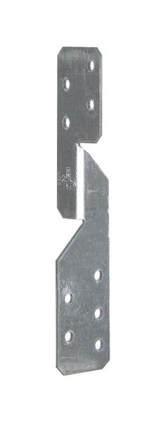 Rafter purlin anchor, multifunctional, Material: raw steel, Surface: sendzimir galvanised, with CE marking in accordance with ETA-14/0105, Width: 33 mm, Depth: 33 mm, Height: 170 mm, Material thickness: 2.00 mm, No. of holes: 9, Hole: Ø5 mm, Designed for standard cross-sections made from solid structural timber (SST) and glued laminated timber (glulam), CutCase