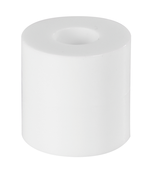 Arandela de ajuste para tornillos, Material: Plástico (poliestireno), color: blanco, Contenido por U.P.: 10 Pieza, 20 mm, Altura: 20 mm, 8,5 mm, Embalado SB