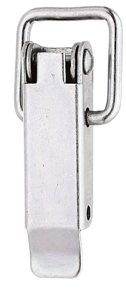 Chiusura a leva per casse senza gancio di chiusura, con fori per viti incassate, Materiale: acciaio grezzo, superficie: galvanizzata, passivata a strato spesso, larghezza: 13 mm, altezza: 49 mm, 15 mm, Numero di fori: 2, Foro: Ø3,7 mm