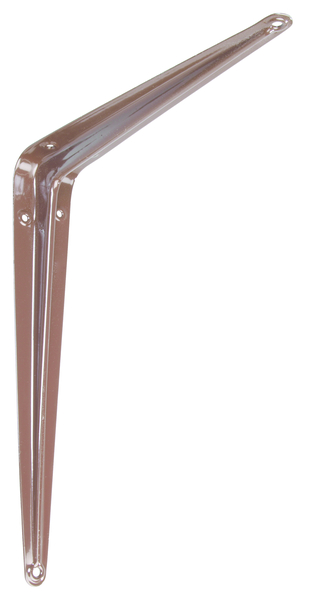 Shelf bracket, Material: steel, Surface: brown painted, Height: 175 mm, Depth: 225 mm, Max. load capacity: 55 kg