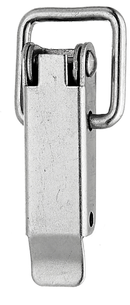 Chiusura a leva per casse senza gancio di chiusura, con fori per viti incassate, Materiale: acciaio inox, larghezza: 20 mm, altezza: 94 mm, 30 mm, Numero di fori: 3, Foro: Ø5,5 mm