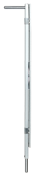 Bodenschieber Quadro, Material: Stahl roh, Oberfläche: verzinkt, Länge: 750 mm, Durchmesser: 12 mm, Art.-Nr.: 963281, Fachhandelsgebinde