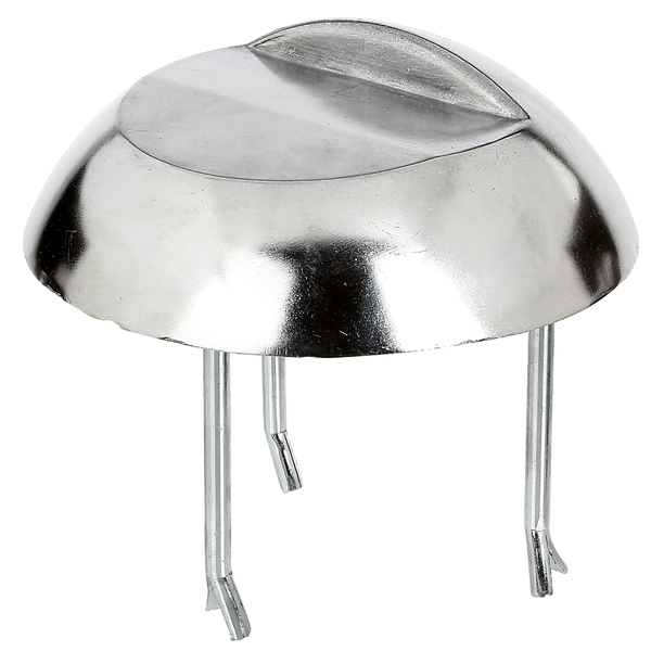 Staffa di riscontro, Materiale: alluminio fuso, da cementare, diametro: 205 mm, altezza: 65 mm, 17 mm, Modello: non forato, profondità di incasso nel cemento: 125 mm