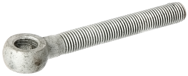 Eye screw, Material: raw steel, Surface: hot-dip galvanised, Length: 150 mm, Eye screw dia.: 18 mm, Thread: M20