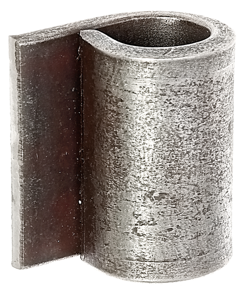 Anschweißband, Material: Stahl roh, zum Anschweißen, Durchmesser: 16 mm, Abstand Außenkante - Mitte Rolle: 25 mm, Höhe: 45 mm, Materialstärke: 5 mm