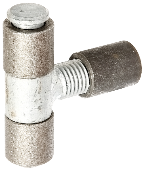 Anschweißband, verstellbar, Material: Stahl roh, Oberfläche: Stift und Mittelteil verzinkt, zum Anschweißen, Durchmesser: 32 mm, Stift-Ø: 20 mm, Höhe: 95 mm, Gesamtlänge: 95 mm, verstellbar um: 40 mm, Gewinde: M24, Belastung max.: 200 kg