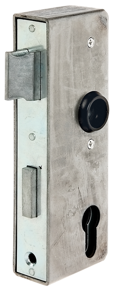 Lock case with galvanised lock