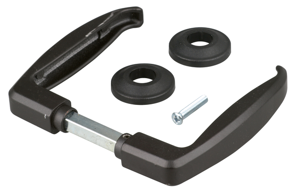 Türdrücker, Material: Aluminium, Inhalt pro PE: 1 Paar, Abstand: 40 mm, Breite: 107,5 mm