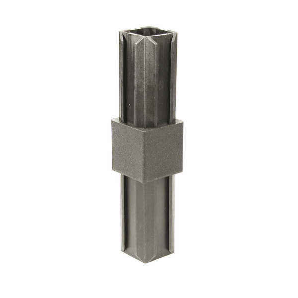 XD-Rohrverbinder, gerade, Material: Polyamid 6, Farbe: schwarz, für Rohr: 20 x 20 x 1,5 mm