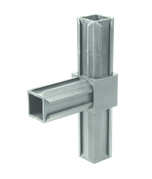 XD tube connector T piece, Material: polyamide 6, colour: black, For tube: 30 x 30 x 2.0 mm