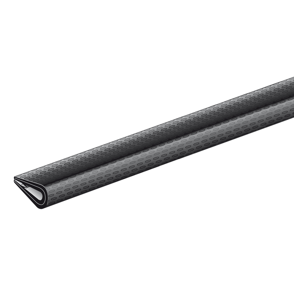 Profilé pour protection d'angle, Matériau: PVC souple, couleur noire, Contenu par UV: 1 Pièce, Largeur: 10 mm, Hauteur: 7 mm, Longueur: 1500 mm, Emballé SB