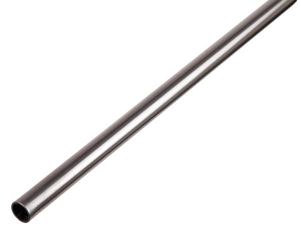 Tubo tondo, Materiale: acciaio grezzo, laminato a freddo, diametro: 12 mm, Spessore del materiale: 1 mm, Lunghezza: 2000 mm