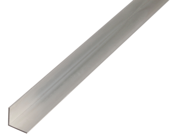 BA-Profile, angle, Material: Aluminium, Surface: untreated, Width: 35 mm, Height: 35 mm, Material thickness: 1.5 mm, Type: equal sided, Length: 2600 mm