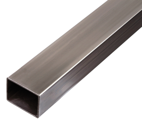 Rechteckrohr, Material: Stahl roh, kaltgewalzt, Breite: 40 mm, Höhe: 30 mm, Materialstärke: 1,5 mm, Länge: 2000 mm