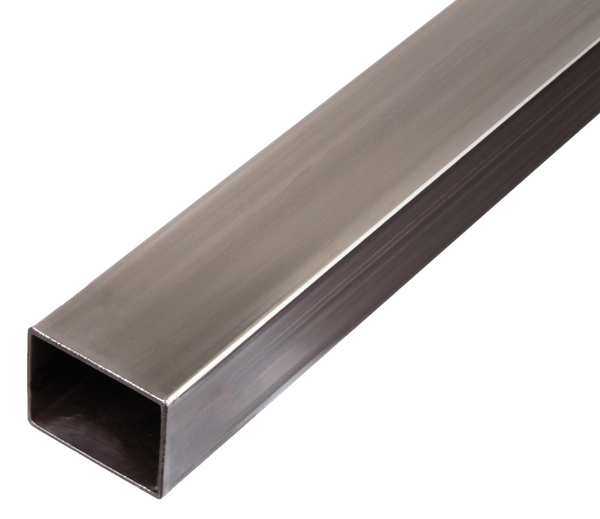 Rectangular tube, Material: raw steel, cold rolled, Width: 40 mm, Height: 30 mm, Material thickness: 1.5 mm, Length: 2000 mm