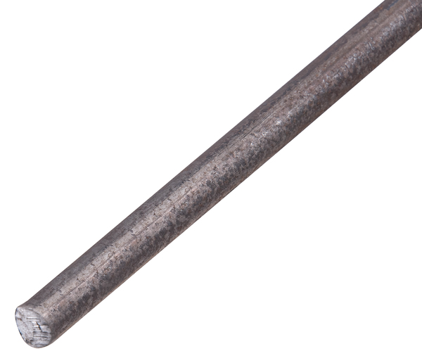 Profilé rond plein, Matériau: Acier brut, laminé à chaud, Diamètre: 6 mm, Longueur: 1000 mm