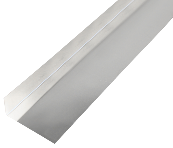 Smooth sheet, angled, L-shape, Material: Aluminium, Surface: untreated, Width: 68 mm, Height: 30 mm, Length: 2000 mm, Distortion: 90 °, Material thickness: 0.50 mm