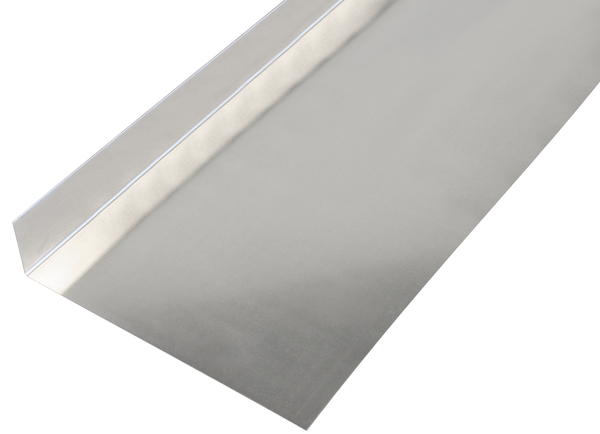 Smooth sheet, angled, L-shape, Material: Aluminium, Surface: untreated, Width: 135 mm, Height: 30 mm, Length: 2000 mm, Distortion: 90 °, Material thickness: 0.50 mm