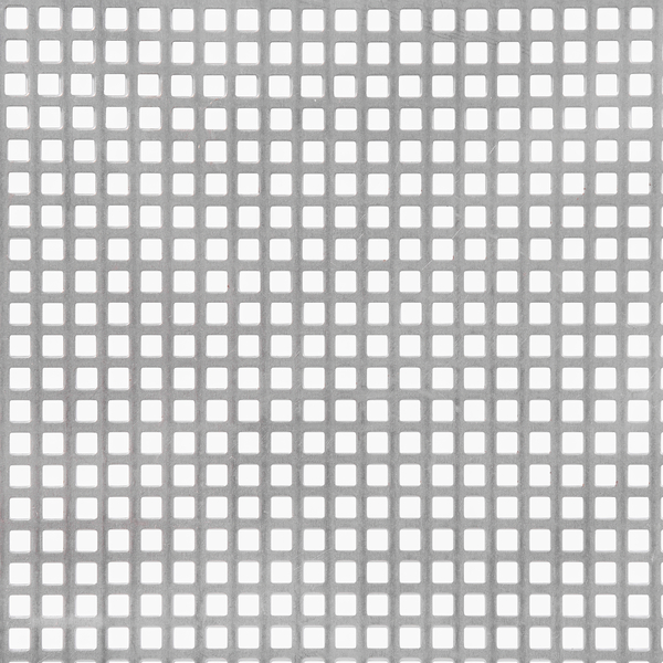 Perforated sheet, square holes