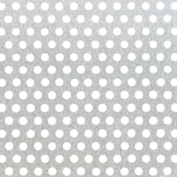 Perforated sheet, round holes