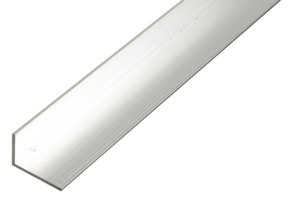 BA-Profile, angle, Material: Aluminium, Surface: untreated, Width: 50 mm, Height: 20 mm, Material thickness: 2 mm, Type: unequal sided, Length: 2600 mm