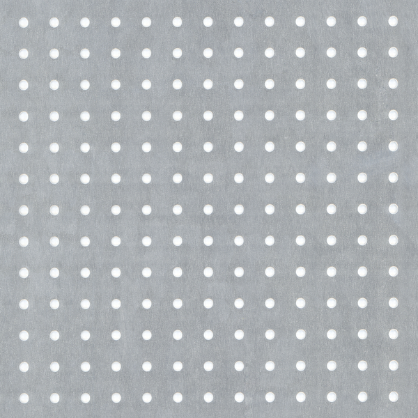 Lochblech, Lochung: rund, Material: Aluminium, Oberfläche: natur, Länge: 1000 mm, Breite: 120 mm, Abstand Mitte - Mitte Loch: 15 mm, Materialstärke: 1,50 mm, Lochung-Ø: 4,5 mm