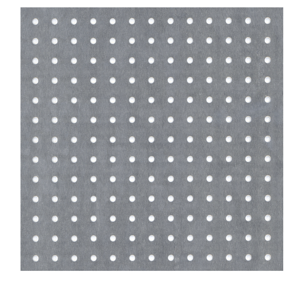 Lochblech, Lochung: rund, Material: Aluminium, Oberfläche: natur, Länge: 500 mm, Breite: 250 mm, Abstand Mitte - Mitte Loch: 15 mm, Materialstärke: 1,50 mm