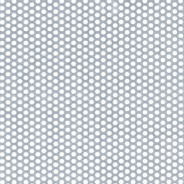 Tôle perforée perforation Forme circulaire, Matériau: Acier brut, Finition: galvanisée, Longueur: 1000 mm, Largeur: 300 mm, Écartement entre deux trous juxtaposés à partir de leur centre: 15 mm, Épaisseur: 1,50 mm, Trous-Ø: 4,5 mm