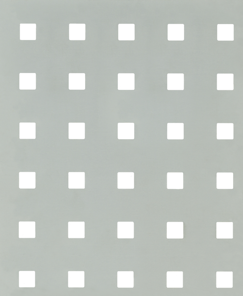 Perforated sheet, square holes