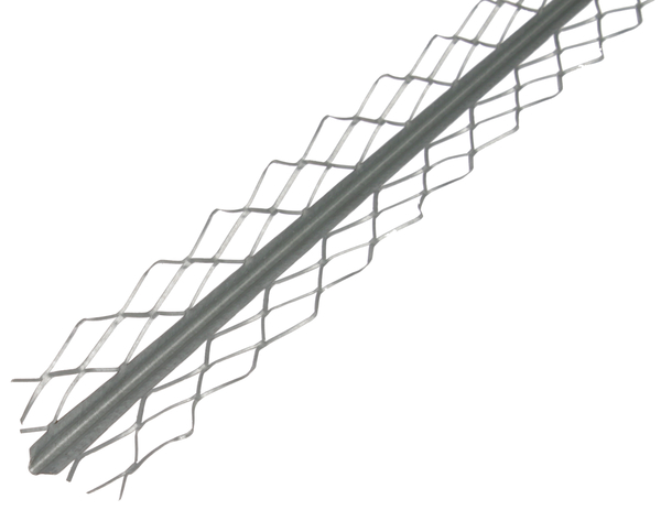 Kanten-Putzprofil, Material: Stahl roh, Oberfläche: feuerverzinkt, Breite: 32 mm, Höhe: 32 mm, Materialstärke: 2,5 mm, Länge: 2600 mm