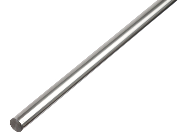 BA-Stange, rund, Material: Aluminium, Oberfläche: natur, Durchmesser: 8 mm, Länge: 2600 mm