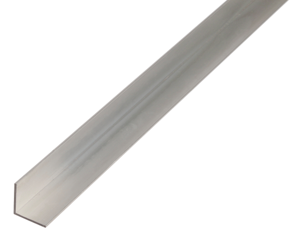 BA-Profile, angle, Material: Aluminium, Surface: untreated, Width: 30 mm, Height: 30 mm, Material thickness: 1.5 mm, Type: equal sided, Length: 2600 mm