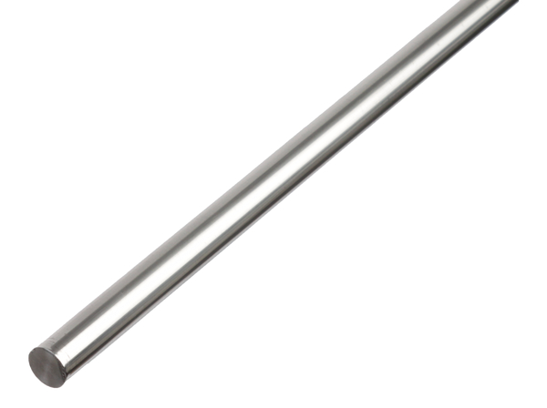 BA-Bar, round, Material: Aluminium, Surface: untreated, Diameter: 6 mm, Length: 1000 mm