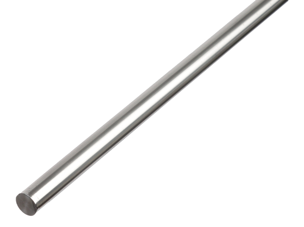 BA-Stange, rund, Material: Aluminium, Oberfläche: natur, Durchmesser: 6 mm, Länge: 1000 mm