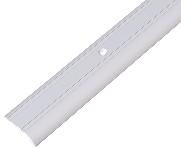 Ausgleichsprofil, mit versenkten Schraublöchern, Material: Aluminium, Oberfläche: silberfarbig eloxiert, Breite: 30 mm, Länge: 1000 mm, Höhe über Boden: 6,5 mm, Materialstärke: 2,00 mm
