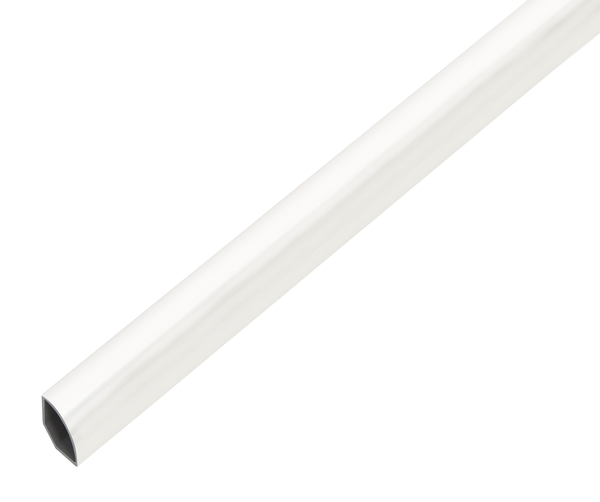 Viertelkreisprofil, Material: PVC-U, Farbe: weiß, Breite: 15 mm, Höhe: 15 mm, Länge: 2600 mm, Materialstärke: 1,20 mm
